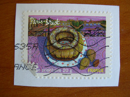 France  Obl   N° 442 Oblitération Sur Pli - Used Stamps