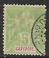 GUYANE N°43 - Oblitérés