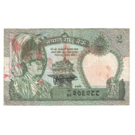 Billet, Népal, 2 Rupees, 1981-1987, Undated (1981), KM:29a, TB - Népal