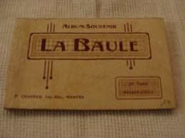 ALBUM SOUVENIR LA BAULE CARNET DE 13 CARTES SEPIA - La Baule-Escoublac