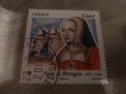 Anne De Bretagne (1477-1514) Duchesse - 0.66 € - Multicolore - Oblitéré - Année 2014 - - Gebruikt