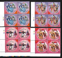 India 2021 RARE Full Set Traffic Light Corona Warrior COVID-19 Virus Mask Nurse Doctor Ship Police Coronavirus MNH (**) - Unused Stamps