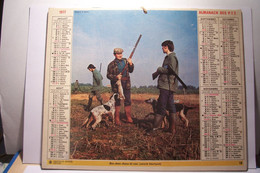 CALENDRIER  - ALMANACH DES P.T.T. 1977 - Département Du VAR - CHASSE - PECHE - Formato Grande : 1971-80