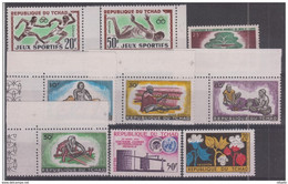 LOTE 1709  /// (C110) CHAD - YVERT Nº: 80/81 + 93/99** MNH // COTE: 9,25€  ¡¡¡ OFERTA - LIQUIDATION - JE LIQUIDE !!! - Ciad (1960-...)