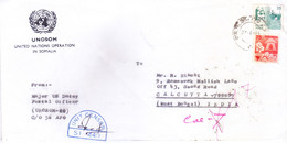 UNITED NATIONS OPERATION IN SOMALIA, UNOSOM : INDIAN CONTINGENT : YEAR 1994 : USED COVER POSTED FROM FPO 790 : CENSOR - Brieven En Documenten