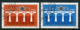 YUGOSLAVIA 1984  Europa: 25th Anniversary Of CEPT  Used.  Michel 2046-47 - Used Stamps