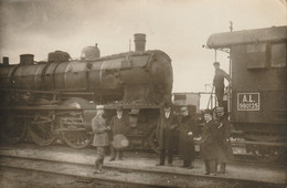 57 - BENESTROFF - CHEMINS DE FER - SNCF - DERAILLEMENT 03-1924 - LOCOMOTIVE VAPEUR N° 1336 - BELLE CARTE PHOTO - Autres Communes