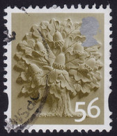 GREAT BRITAIN 2009 England 56p Oak Sc#19 - USED @R047 - England