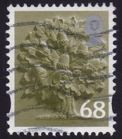 GREAT BRITAIN 2011 England 68p Oak Sc#24 - USED @R048 - England