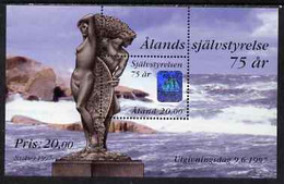 Aland Islands 1997 75th Anniversary Of Autonomy Perf M/sheet U/M SG MS 126 - Emisiones Locales