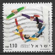 Israel 1990. Scott #1065 (U) Aliya Absorption *Complete Issue* - Usados (sin Tab)