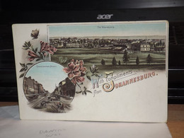 POSTCARD WITH COMPLIMENTS FROM JOHANNESBURG THE WANDERERS COMMISSIONER STREET - Zuid-Afrika