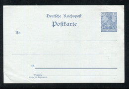 Deutsches Reich / 1900 / Postkarte "Germania 2 Pfg. Reichspost" Mit Rs. Privatem Zudruck "Feuerwehr Freiburg" (1/500) - Ganzsachen