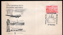 Argentina - 1965 - FDC -Dia Nacional De La Antartida Argentina - A1RR2 - FDC
