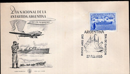 Argentina - 1965 - FDC -Dia Nacional De La Antartida Argentina - A1RR2 - FDC