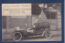 CPA Publicité Voiture Automobile Publicitaire Réclame Circulé FUROR Auto SIGMA Asnières - Werbepostkarten