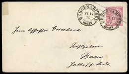 1868, Altdeutschland Norddeutscher Postbezirk, U 1 A, Brief - Entiers Postaux