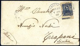 O/cover 1908, Auslandbrief Von Wyandotte 22.7.1908 Nach Italien Mit Mi. 168 Vom Unterrand Frankiert - Other & Unclassified