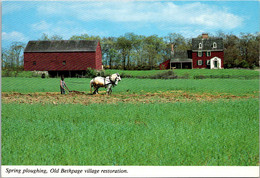 New York Long Island Old Bethpage Restoration Spring Ploughing - Long Island