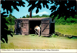 New York Long Island Old Bethpage Restoration William Bach Sr Blacksmith Shop - Long Island