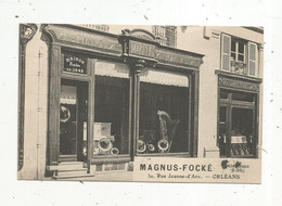 Cp , Commerce , Magasin,MAGNUS-FOCKE ,30 Rue Jeanne D'Arc ,45,ORLEANS , Vierge,pianos ,orgues ,musique - Winkels