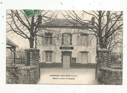 Cp , école, Mairie Et école De Garçon , 45 , DAMMARIE SUR LOING, Voyagée 1912 - Schools