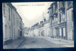 Cpa Du 91  Etrechy Grande Rue   JA22-25 - Etrechy