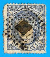 España. Spain. 1870. Edifil # 107. Efigie Alegorica - Gebruikt