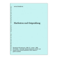 Harfenton Und Geigenklang - Auteurs All.