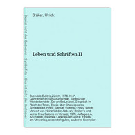 Leben Und Schriften II - Autores Alemanes