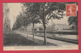 Briénon-sur-Armançon - La Sucrerie Et La Promenade Du Canal -191? ( Voir Verso ) - Brienon Sur Armancon