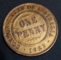 AUSTRALIA - ONE PENNY 1927 - KING GEORGE V..gomaa - Penny