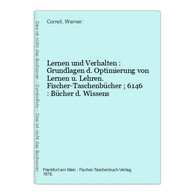 Lernen Und Verhalten : Grundlagen D. Optimierung Von Lernen U. Lehren. - Psicología