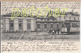 Beuel (Bonn) Staatsbahnhof Und Elektrische Bahn, 1905 - Bonn