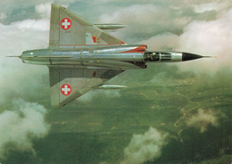Mirage III S Abfangjäger über Dem Jura  Armée  Suisse Schweizer Armee Militaria (10 X 15 Cm) - Autres & Non Classés