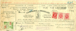 Kwitantie Verzekering Agence Hasseltoise Te Hasselt  1931 - Banco & Caja De Ahorros