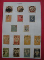 Japon Japan Collection De 43 Vieux Timbres Fiscaux Old Tax-Stamps Postage Included To The World - Collections, Lots & Series