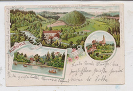 0-6518 WEIDA, Lithographie, Aumühle, Aumathal, Osterburg - Weida