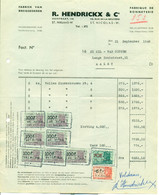 Factuur R. Hendrickx & Co Te Sint-Niklaas - Fabriek Van Breigoederen : 1949 - Vestiario & Tessile