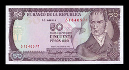 Colombia 50 Pesos Oro 1986 Pick 425b SC UNC - Colombia