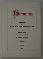 Hieronymus, Lebensbilder Aus Der Baar Und Dem Schwarzwalde. - Mappamondo