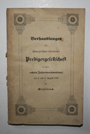 Verhandlungen Der Schweizerischen Reformirten Predigergesellschaft In Ihrer Achten Jahresversammlung Den 4. Un - Maps Of The World