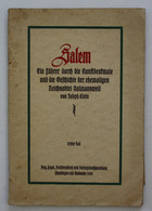 Salem. Ein Führer Durch Die Kunstdenkmale Und Die Geschichte Der Ehemaligen Reichsabtei Salmansweil. Erster Te - Maps Of The World