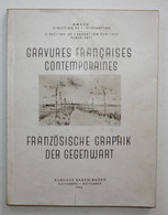 Gravures Francaises Contemporaines - Französische Graphik Der Gegenwart. - Photographie