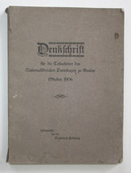 Die Nationalliberale Partei. Ein Gedenkblatt Zu Ihrer Geschichtlichen Entwicklung. Mit Bildnissen Nationallibe - 4. Neuzeit (1789-1914)