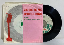 I102425 45 Giri 7" - Zecchino D'Oro 1969- Tippy Il Coniglietto Hippy - Prealpino - Kinderen