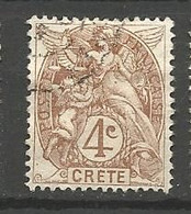 CRETE N° 4 OBL - Used Stamps