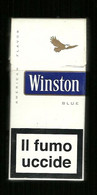 Tabacco Pacchetto Di Sigarette Italia - Winston Blue Da 10 Pezzi Bis - Vuoto - Etuis à Cigarettes Vides