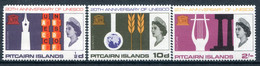 Pitcairn Islands 1966 20th Anniversary Of UNESCO Set MNH (SG 61-63) - Pitcairninsel