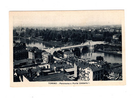 14848 " TORINO-PANORAMA E PONTE UMBERTO I " -VERA FOTO-CART. POST. SPED.1930 - Mehransichten, Panoramakarten
